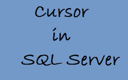 CURSOR in MSSQL